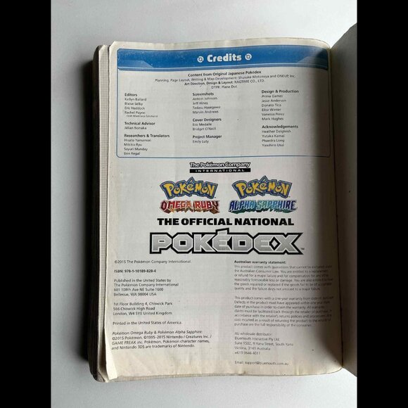 Pokémon Omega Ruby & Pokémon Alpha Sapphire: The Official National Pokédex - Picture 3 of 5